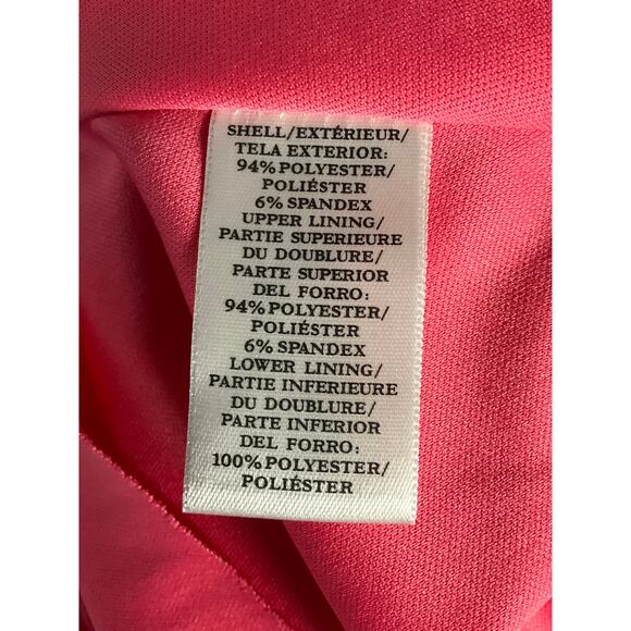 ANN TAYLOR Dress One Shoulder Cocktail Event HOCO sz 4 NWT NEW Pink Elegant - Picture 10 of 12